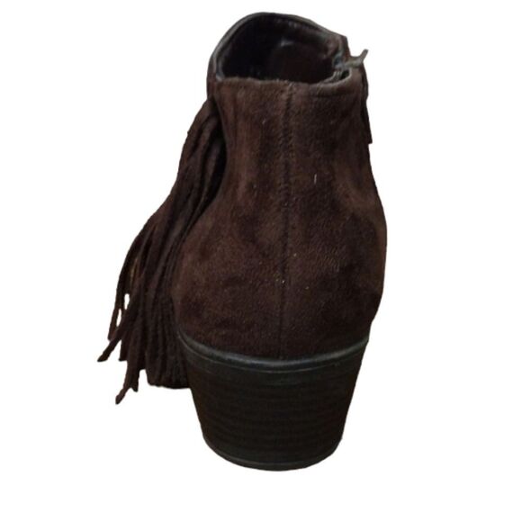Soda Faux Suede Brown Ankle Booties Size 6.5! - Picture 8 of 11